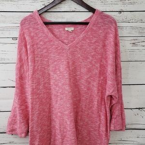 2x sonoma redish pink dolman sleeve top! NWOT